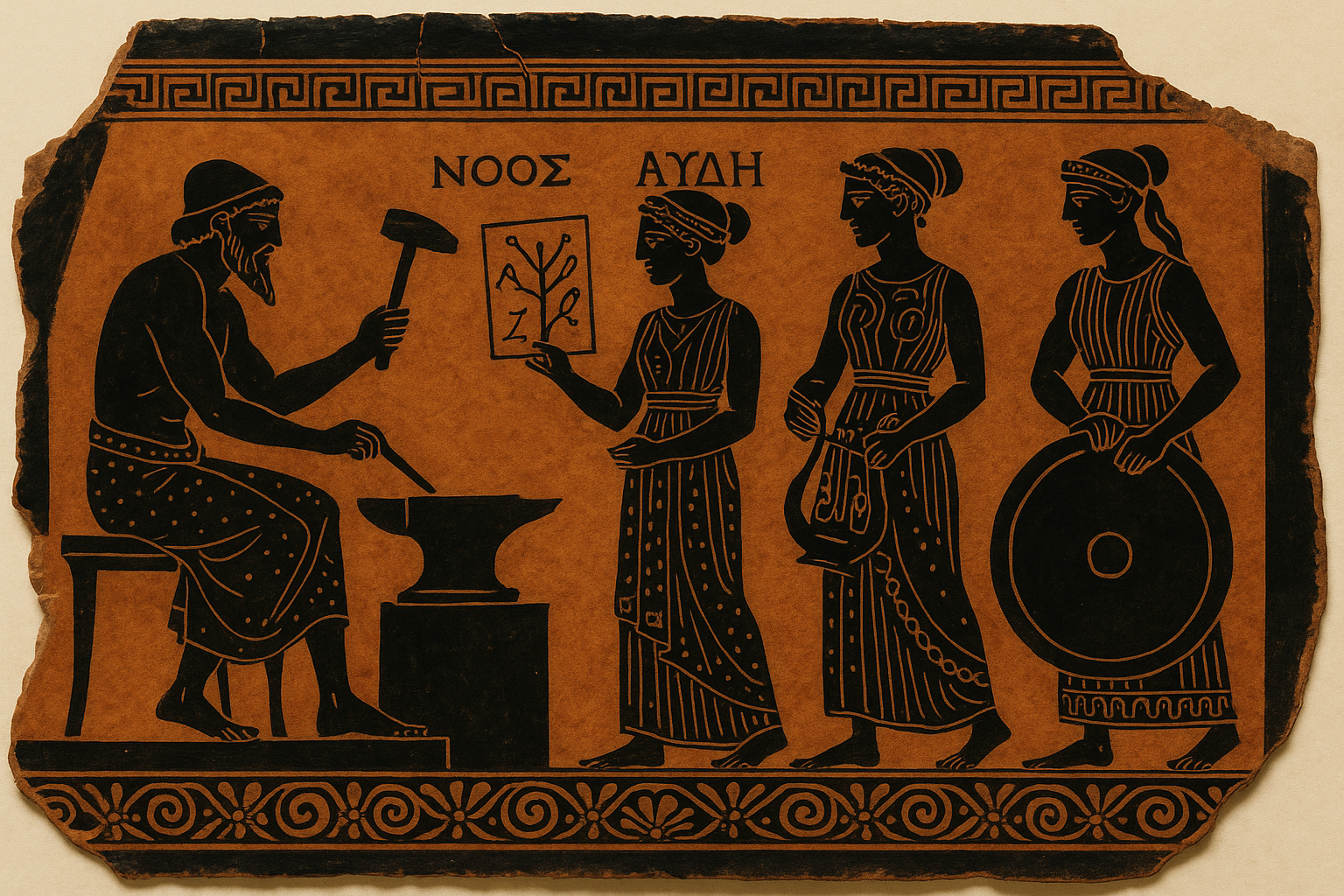 Hephaestus and his golden amphipoloi
